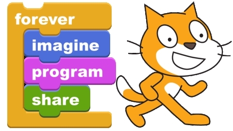Scratch: MIT 的 OLPC (每童一機) 計畫當中的學童圖形化程式/劇本設計工具