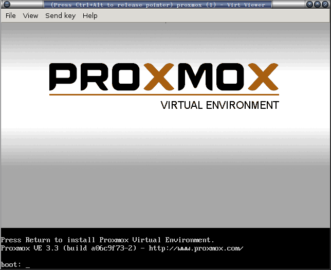 安裝 proxmox： 1. 開機